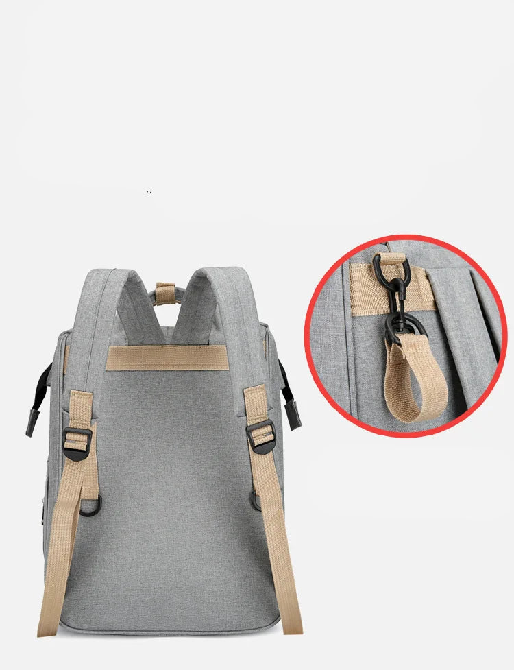 Sac de maman pliant Portable pliant berceau lit grande capacité