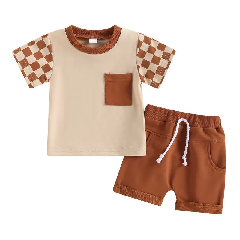 Ensemble court été pour bébé garçon - Haut et short
