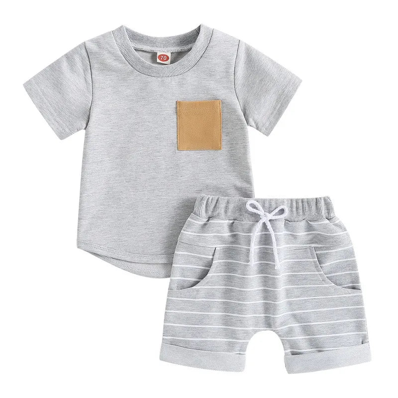 Ensemble court été pour bébé garçon - Haut et short