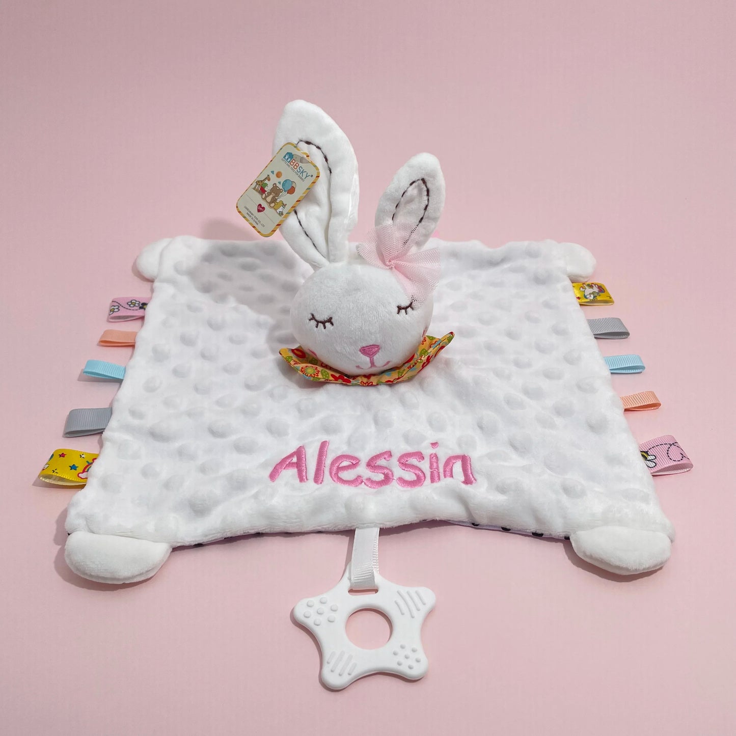 Couverture personnalisée avec doudou pour bébé,