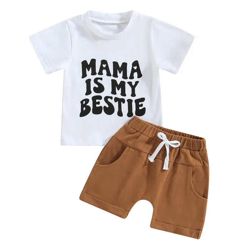 Ensemble court été pour bébé garçon - Haut et short