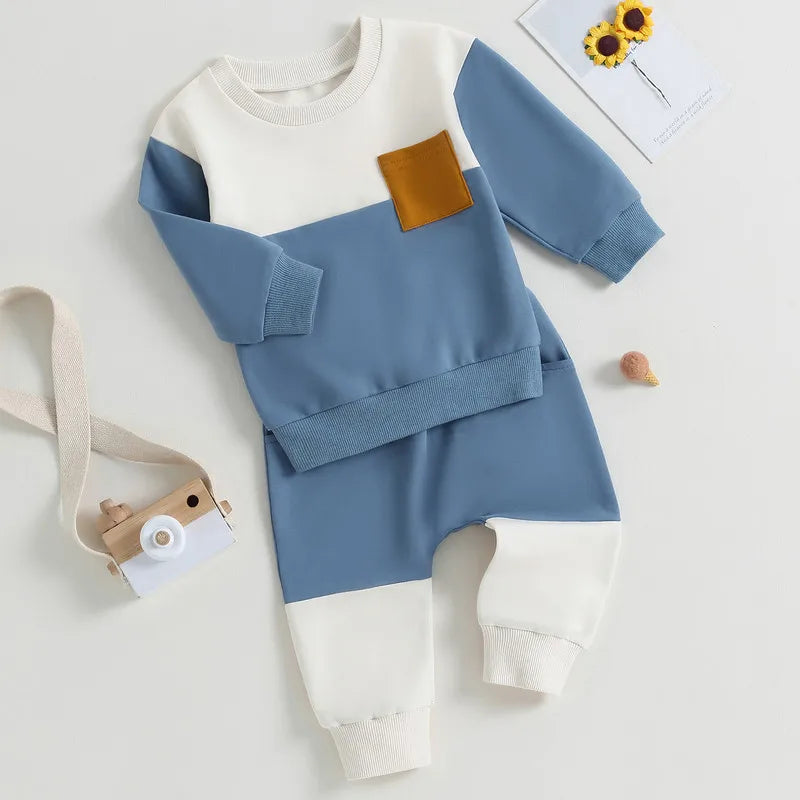 Ensemble bébé garçon - Sweat à manches longues et pantalon