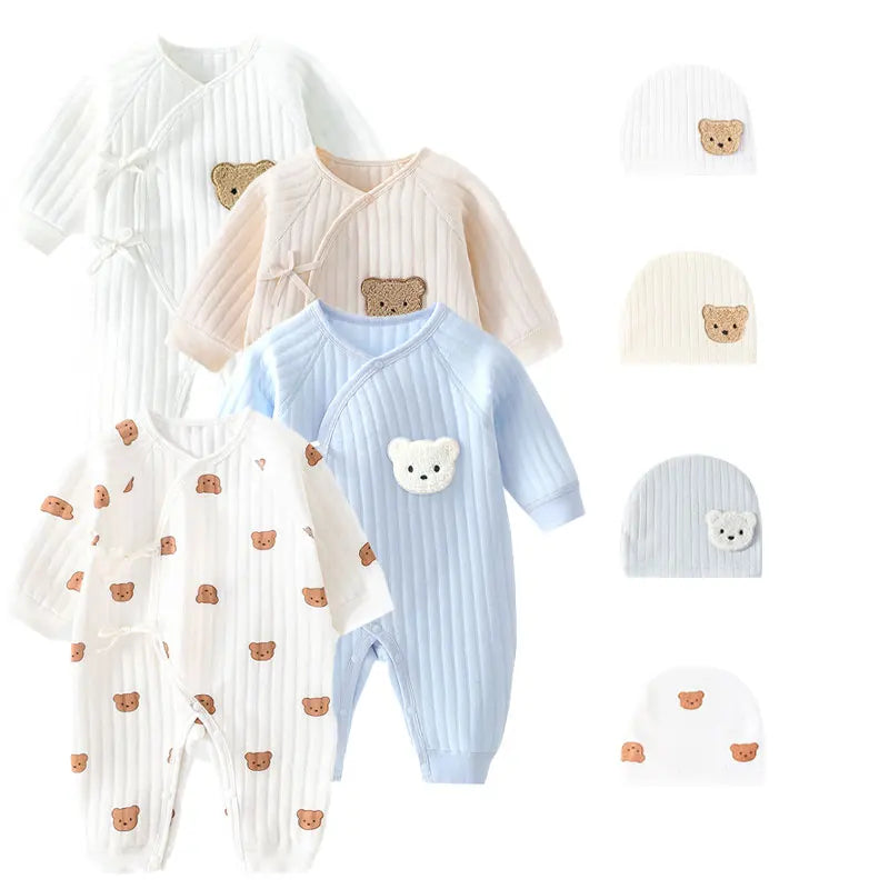 barboteuse pour garçons et filles, épais de printemps et d'automne