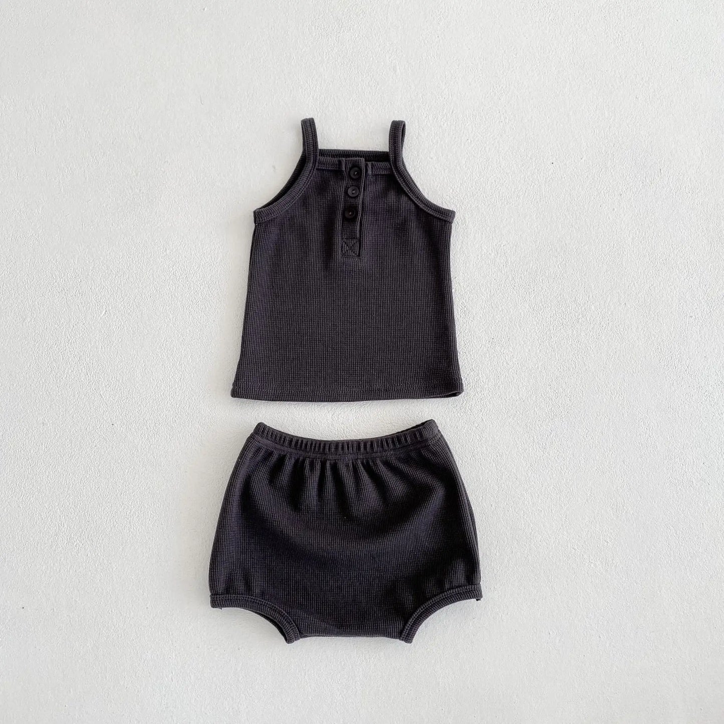 Ensemble été bébé fille - Haut + short 2 pièces