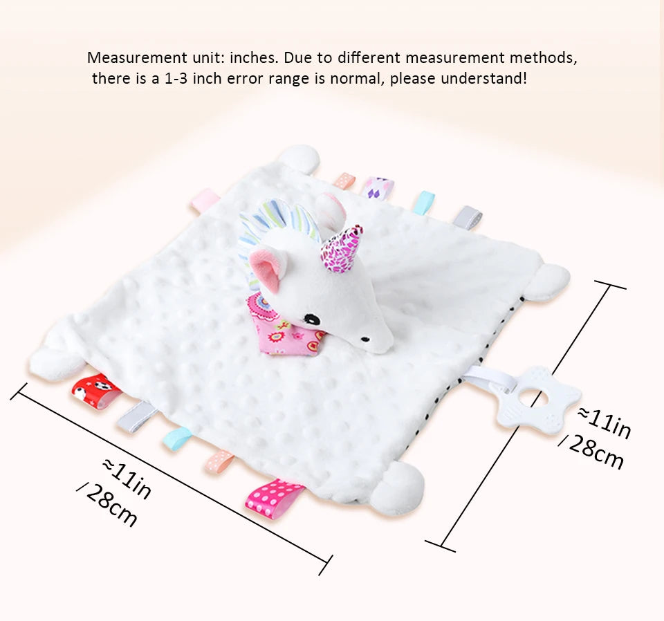 Couverture personnalisée avec doudou pour bébé,