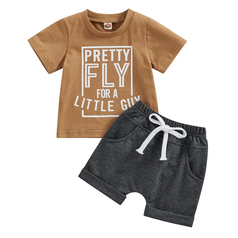 Ensemble court été pour bébé garçon - Haut et short
