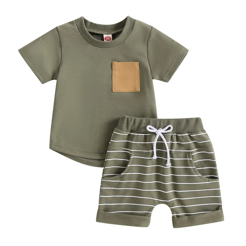 Ensemble court été pour bébé garçon - Haut et short