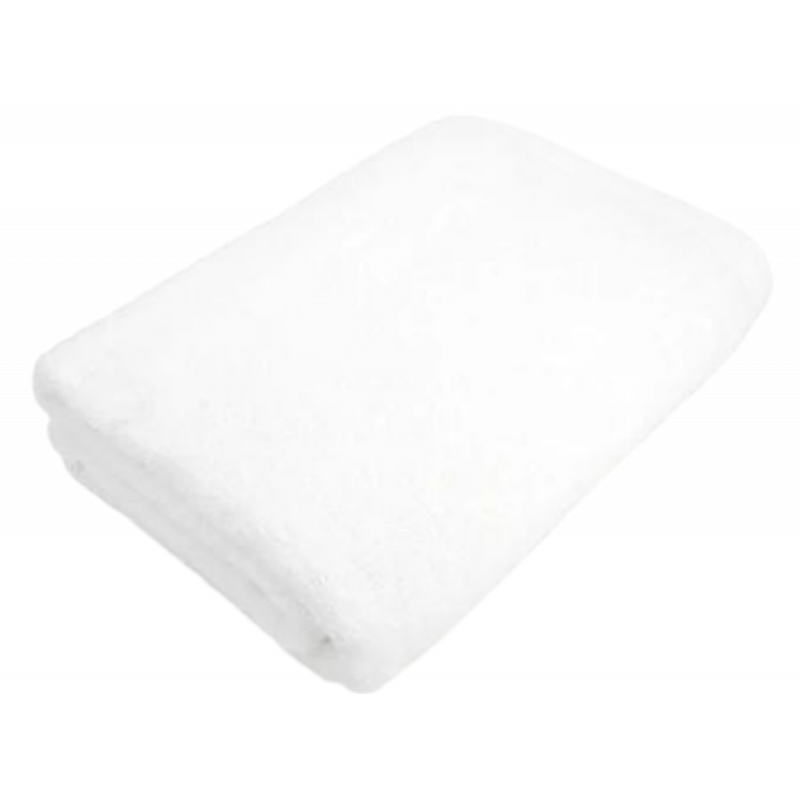 Serviette blanc personnalisable 70x140