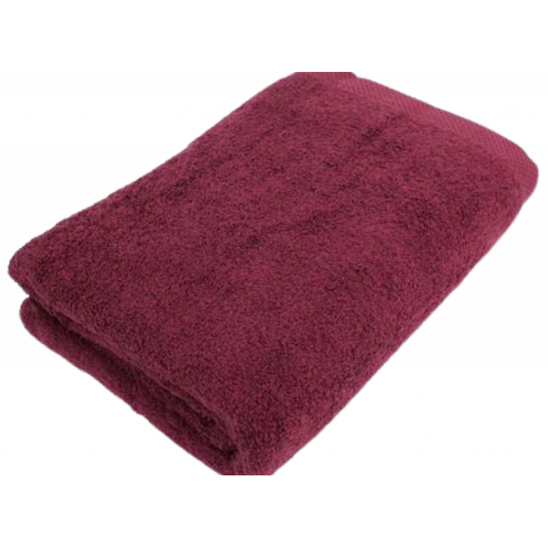 Serviette rouge personnalisable 70x140