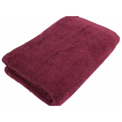 Serviette rouge personnalisable 70x140