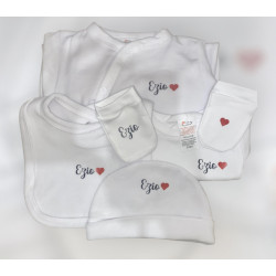 Coffret naissance 5 pièces personnalisé