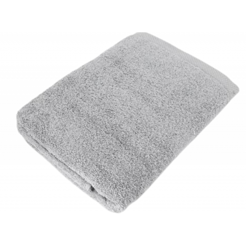 Serviette gris personnalisable 70x140