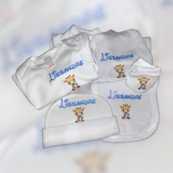 Coffret naissance 5 pièces personnalisé