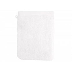 Gant de toilette blanc personnalisable