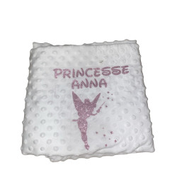 Couverture bébé personnalisée avec prénom – cadeau naissance doux 💖