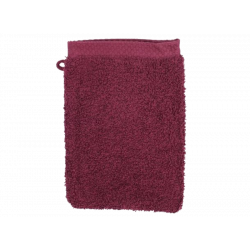 Gant de toilette rouge personnalisable