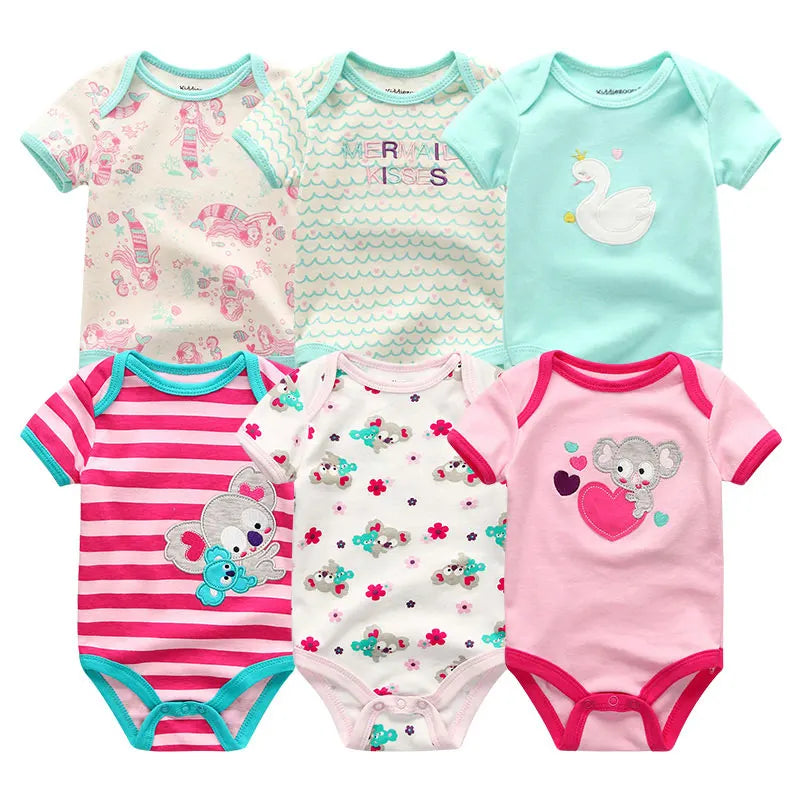 Combinaison bébé fille 6 pièces - Ensembles de printemps/été